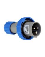 Lewden 710226 Multimax 2P+E 32A 230V IP67 Industrial Plug Blue