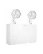 Lumineux 421063 Draycote Emergency Twin Spot IP20 6w White 6000K