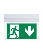 Lumineux 421302 Fontburn Emergency Exit Sign Self-Test 3W 6000K White