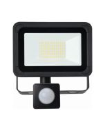 Lumineux 430019-PIR Lifford Floodlight AC 30W 4000K Black PIR