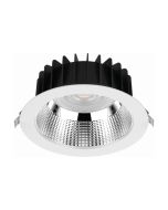 Lumineux 430209 Eyebrook LED Lens Downlight 35W 4000K UGR Semi-Specular 60D 6" White
