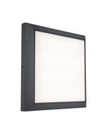 Lutec 5102101118 Helena IP54 Integrated LED Wall Light Dark Grey 1500lm 4000K