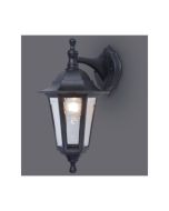 Lutec 5112605346 Coastal IP44 E27 Wall Light Black