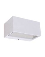 Lutec 5189103118 Gemini IP54 Integrated LED Wall Light Dark Grey 500lm 4000K