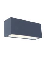 Lutec 5189104118 Gemini IP54 Integrated LED Wall Light Dark Grey 3300lm 4000K