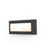 Lutec 5191605012 Helena Frame Outdoor LED Wall 1 Light Black