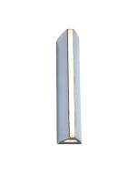 Lutec 5192701118 Leo IP54 Integrated LED Wall Light Chrome Coating 870lm 3000K