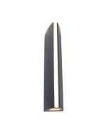 Lutec 5192701335 Leo IP54 Integrated LED Wall Light Dark Grey 870lm 3000K