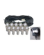 Lutec 6446210001 Twilight IP67 15Mm Square White LED Deck Light Stainless Steel 46lm 4000K
