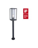 Lutec 7288801012 Flair IP44 E27 Pole Light Matt Black