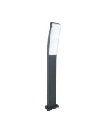 Lutec 7288902118 Kira IP54 Integrated LED Bollard Light Dark Grey 1200lm 4000K