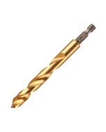 Milwaukee Shockwave Drill Bit RED HEX 1/4in Shank 11.5x126mm HSS Titanium Nitride