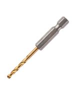 Milwaukee Shockwave Drill Bit RED HEX 1/4in Shank (Pack=2) 3x65mm HSS Titanium Nitride