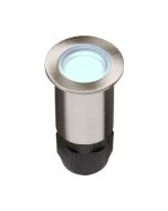 Knightsbridge 4IPB Round LED Groundlight IP67 4xBlue LEDs 24V DC Stainless Steel