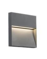 Knightsbridge LWS2G 3W LED Square Guide Light 3500K IP44 Grey - No driver required