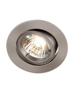 Knightsbridge RD2CBR MR16 GU10 Tilt Twistlock Downlight IP20 94mm Brushed Chrome