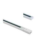 Knightsbridge TRK1MAW 1 Circuit Track 10A 230V 1m White c/w Live/Dead ends