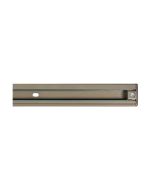 Knightsbridge TRK2MAS 1 Circuit Track 10A 230V 2m Satin Nickel c/w Live/Dead Ends