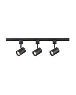 Knightsbridge TRKIT8ABK 1 Circuit Tracklight Kit Black c/w 1x 1M Track, 1x Live/Dead Ends, 3x TRKSP8