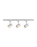 Knightsbridge TRKIT8AW 1 Circuit Tracklight Kit White c/w 1x 1M Track, 1x Live/Dead Ends, 3x TRKSP8