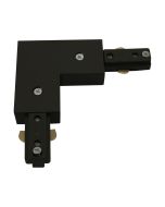 Knightsbridge TRKRA1BK 1 Circuit Track L Right Angle Connector Black