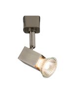 Knightsbridge TRKSP1ABC 1 Circuit Track GU10 Spotlight Brushed Chrome