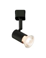 Knightsbridge TRKSP2ABK 1 Circuit Track GU10 Adjustable Spotlight Black