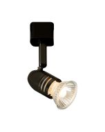 Knightsbridge TRKSP3ABK 1 Circuit Track GU10 Modern Adjustable Spotlight Black