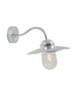 Nordlux 22661031 Luxembourg Sensor E27 IP54 Wall Light 60W 230V 27x27x47cm Galvanised