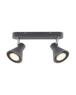 Nordlux 45770110 Eik 2 Spot GU10 IP20 Spotlight 35W 230V 28.5x8.6x15cm Grey
