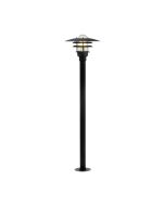 Nordlux 71428003 Lonstrup 32 E27 IP44 Post Light 60W 230V 116x32cm Black