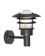 Nordlux 71431003 Lonstrup 22 E27 IP44 Wall Light 60W 230V 26.5x26.5cm Black