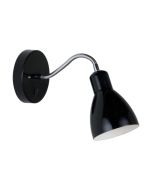 Nordlux 72991003 Cyclone Flex E14 IP20 Wall Light 15W 230V 37x12.5x37cm Black