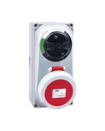 Niglon 16159 Schyller Wall Interlocking Switched 3P+E+N Socket IP66 16A 415V Red