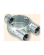 Niglon CBY320G 3 Way Y Branch Circular Box 20mm Malleable Iron Galvanised