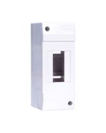 Niglon EI220 Schyller 1/2 Module IP20 Enclosure 130x52x62mm White Moulded