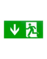 NVC NAL/ISO/LE/DOWN Arlington LiFe ISO Down Pack Legend 318x0.25x165mm Clear Acrylic