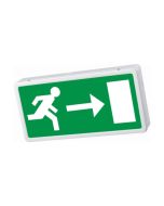 NVC Lexington NLE/STM3 LED Emergency Exit Box Self Test 3hrM White