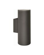 Ovia VERTA 12W Cylindrical Up & Down LED Wall Fitting - Black
