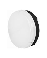 Ovia OV9300BK16EMST EVO 16W LED Bulkhead With Knockouts Self-Test Emergency CCT Switchable - Black