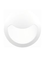 Ovia OV9505WH9MS3EMST INCEPTOR EVO 18W LED Utility Eyelid Bulkhead With Microwave Sensor & Emergency Self-Test - White