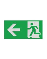Ovia EMERGENCY ACCESSORIES Hanex & Vanex LED Box Exit Sign Legend Left