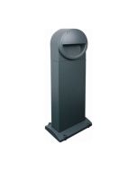 Ovia HOLBORN 20W Max. E27 Holborn Single Sided Bollard - Grey