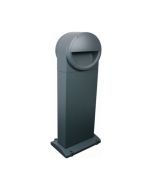 Ovia HOLBORN 20W Max. E27 Holborn Double Sided Bollard - Grey