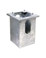 Rolec GMCP0010 Classic Std Pedestal Ground Mntg Base Galvanised Steel