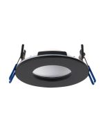 Saxby 102670 OrbitalPRO 9W LED Fire Rated Downlight 2.7/3/4/6K IP65 Black