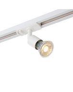 Saxby 103844 Arezzo Mini GU10 Tracklight Matt White Dimmable