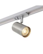 Saxby 103849 Arezzo GU10 Tracklight Satin Chrome Dimmable