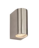 Saxby 13915 Doron GU10 Up/Down Wall Light IP44 Stainless Steel