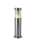 Saxby 49910 Equinox 500mm E27 Post Light IP44 Stainless Steel/Clear PC